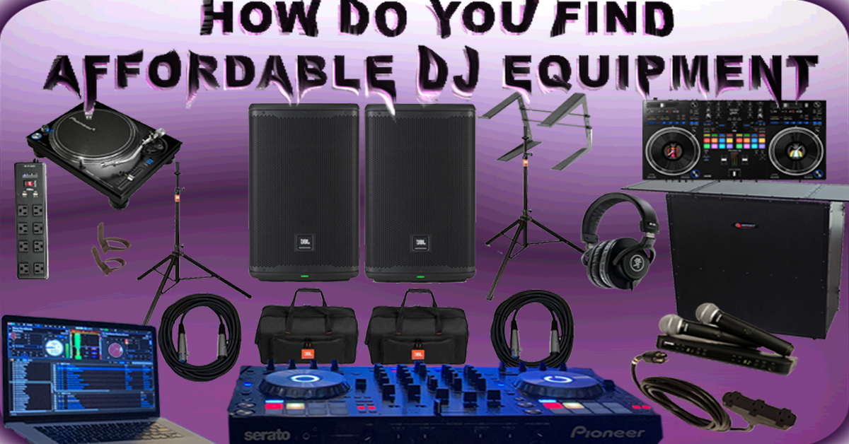 affordable dj equipment